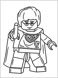 Lego Harry Potter - Kleurplaat007