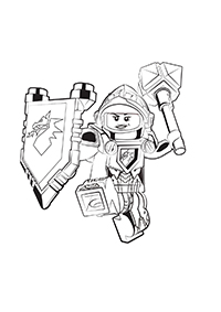 Lego Nexo Knights - Kleurplaat001