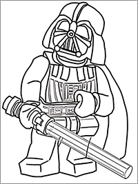 Lego Star Wars - Kleurplaat004