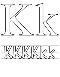 Letters - Kleurplaat011