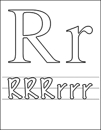 Letters - Kleurplaat018