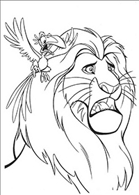 Lion King - Kleurplaat015