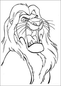 Lion King - Kleurplaat031
