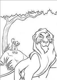 Lion King - Kleurplaat032