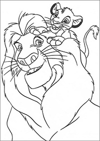 Lion King - Kleurplaat037