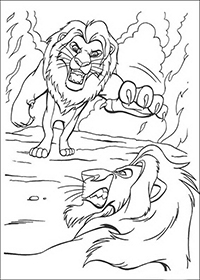 Lion King - Kleurplaat045