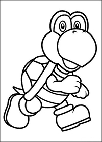 Mario Bros - Kleurplaat002