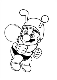 Mario Bros - Kleurplaat004