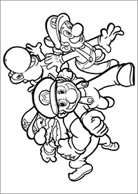 Mario Bros - Kleurplaat006