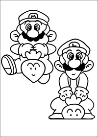 Mario Bros - Kleurplaat018