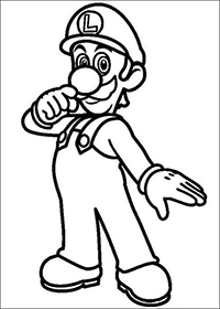 Mario Bros - Kleurplaat022