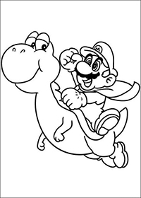 Mario Bros - Kleurplaat038