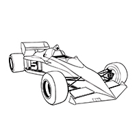 Max Verstappen F1 - Kleurplaat005