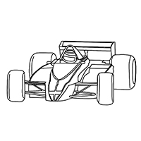 Max Verstappen F1 - Kleurplaat006