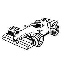 Max Verstappen F1 - Kleurplaat007