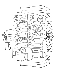 Maya En De Drie Krijgers - Kleurplaat001