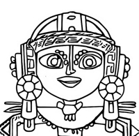 Maya - Kleurplaat011