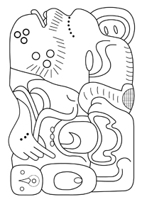 Maya - Kleurplaat017