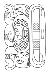 Maya - Kleurplaat022
