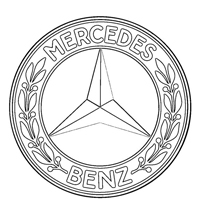 Mercedes - Kleurplaat001