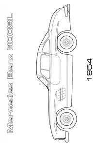 Mercedes - Kleurplaat003