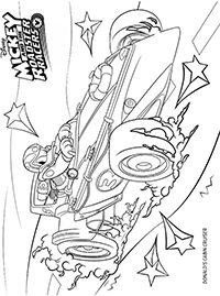 Mickey En De Roadster Racers - Kleurplaat005