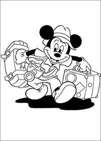 Mickey Mouse - Kleurplaat013