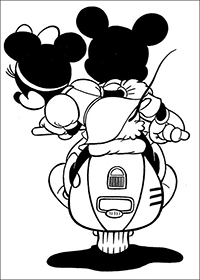 Mickey Mouse - Kleurplaat014