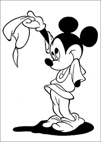 Mickey Mouse - Kleurplaat016