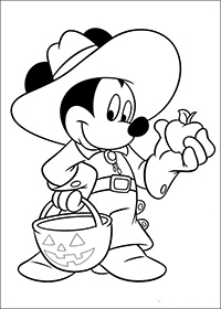 Mickey Mouse - Kleurplaat017