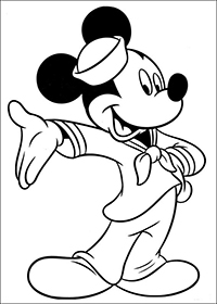 Mickey Mouse - Kleurplaat021