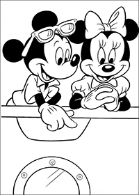 Mickey Mouse - Kleurplaat022