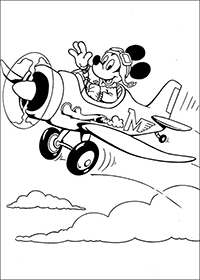 Mickey Mouse - Kleurplaat024