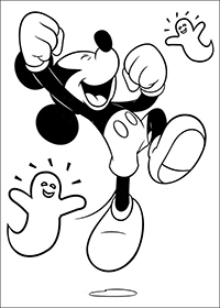 Mickey Mouse - Kleurplaat027