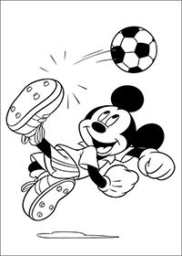Mickey Mouse - Kleurplaat028