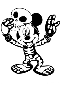 Mickey Mouse - Kleurplaat029