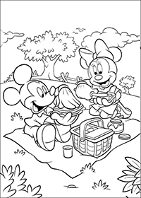 Mickey Mouse - Kleurplaat030