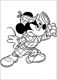 Mickey Mouse - Kleurplaat033