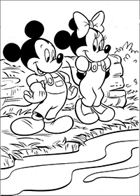 Mickey Mouse - Kleurplaat035