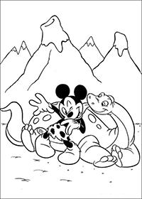 Mickey Mouse - Kleurplaat039