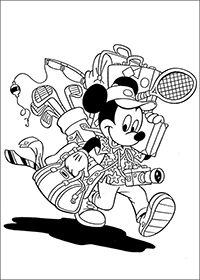 Mickey Mouse - Kleurplaat040