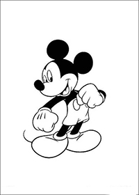 Mickey Mouse - Kleurplaat042