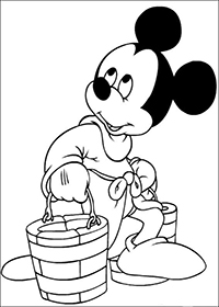 Mickey Mouse - Kleurplaat048