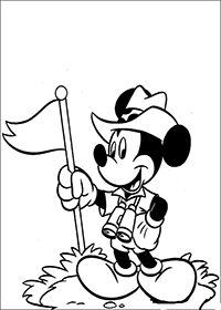 Mickey Mouse - Kleurplaat053