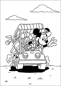 Mickey Mouse - Kleurplaat056