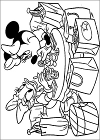 Minnie Mouse - Kleurplaat002