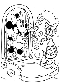 Minnie Mouse - Kleurplaat003