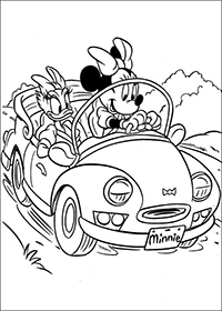 Minnie Mouse - Kleurplaat004