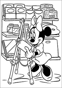 Minnie Mouse - Kleurplaat007