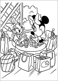 Minnie Mouse - Kleurplaat010